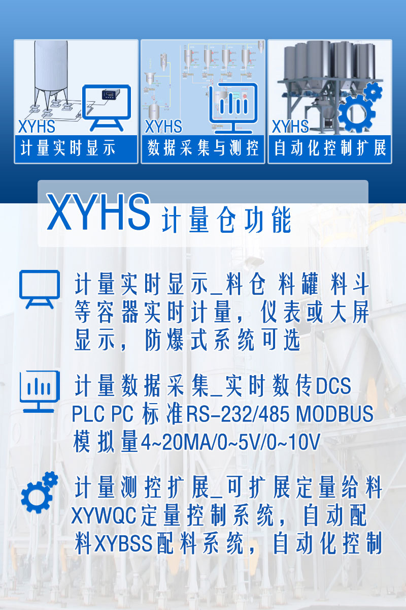 XYHS混凝土罐倉秤_罐倉稱重系統 功能